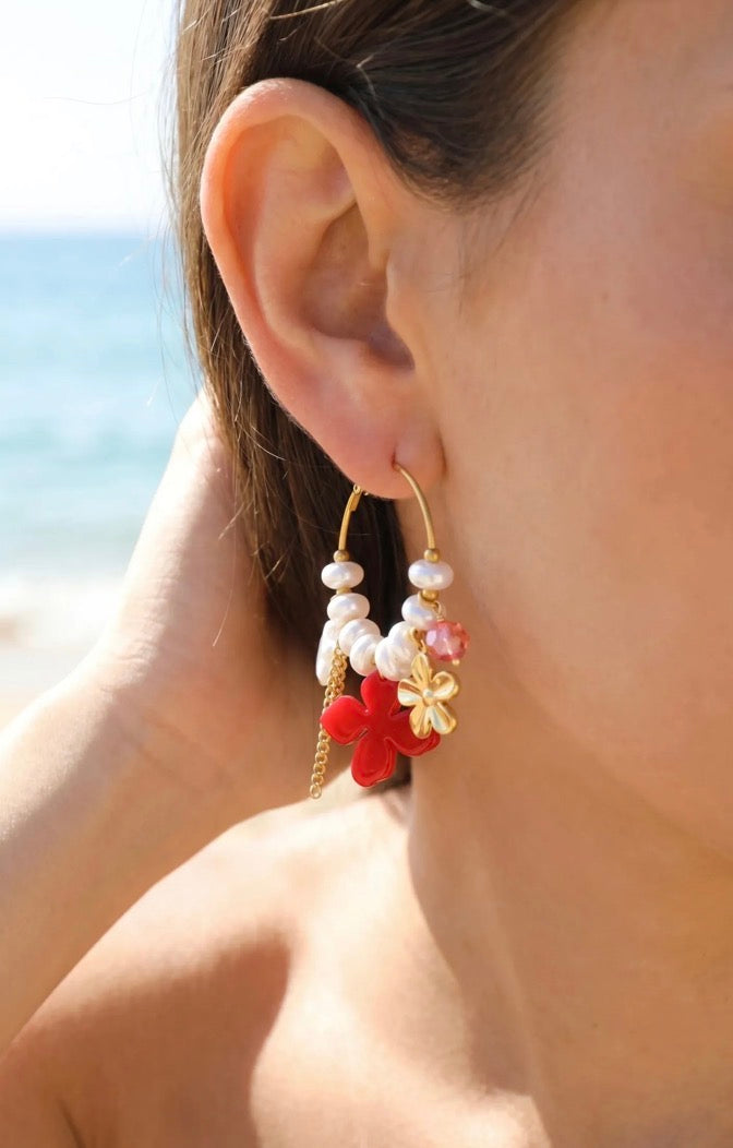 Boucles d’oreilles Sia en acier inoxydable hypoallergénique - Maëlyne Beauty