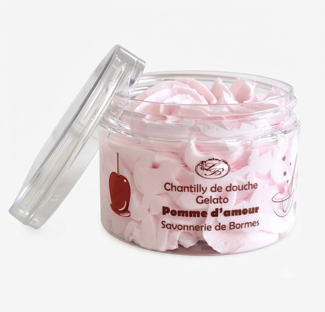 Chantilly de douche pomme d’amour