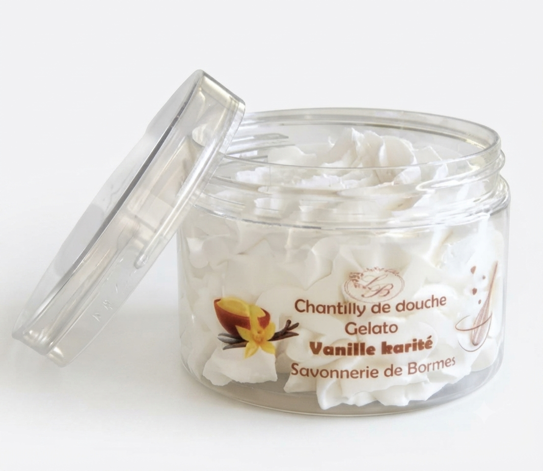 Chantilly de douche vanille karite