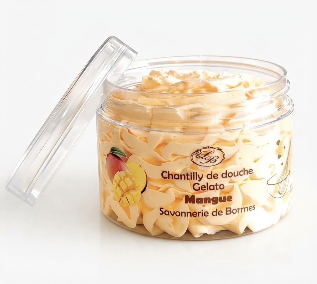 Chantilly de douche mangue