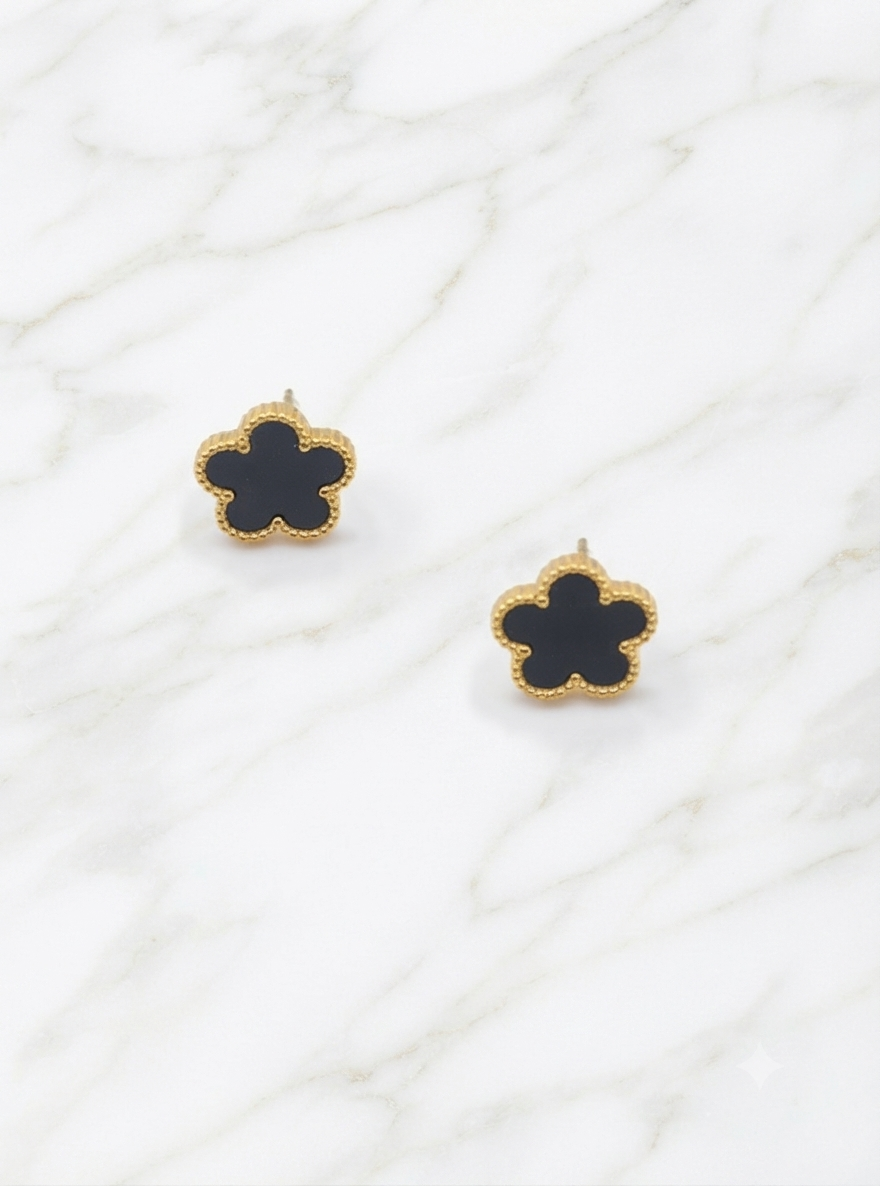 Boucles d’oreilles Zoé en acier inoxydable hypoallergénique - Maëlyne Beauty