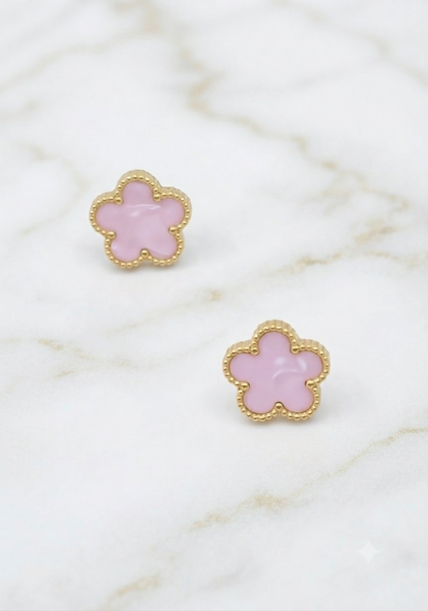 Boucles d’oreilles Zoé en acier inoxydable hypoallergénique - Maëlyne Beauty