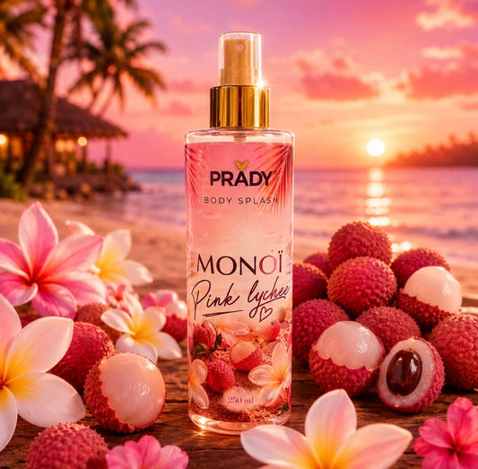 Brume corps & cheveux Monoï litchi Prady 250 ml