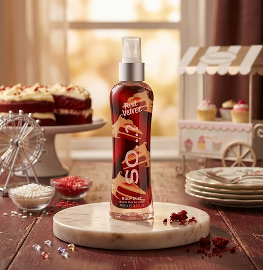 Brume parfumée pour le corps red velvet - Maëlyne Beauty