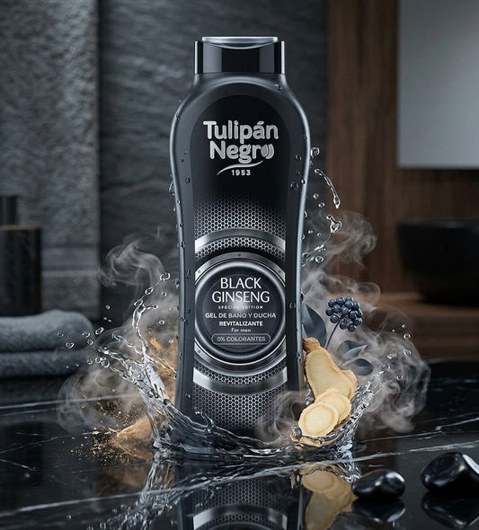 Gel douche Homme Tulipán Negro Black Ginseng 650 ml