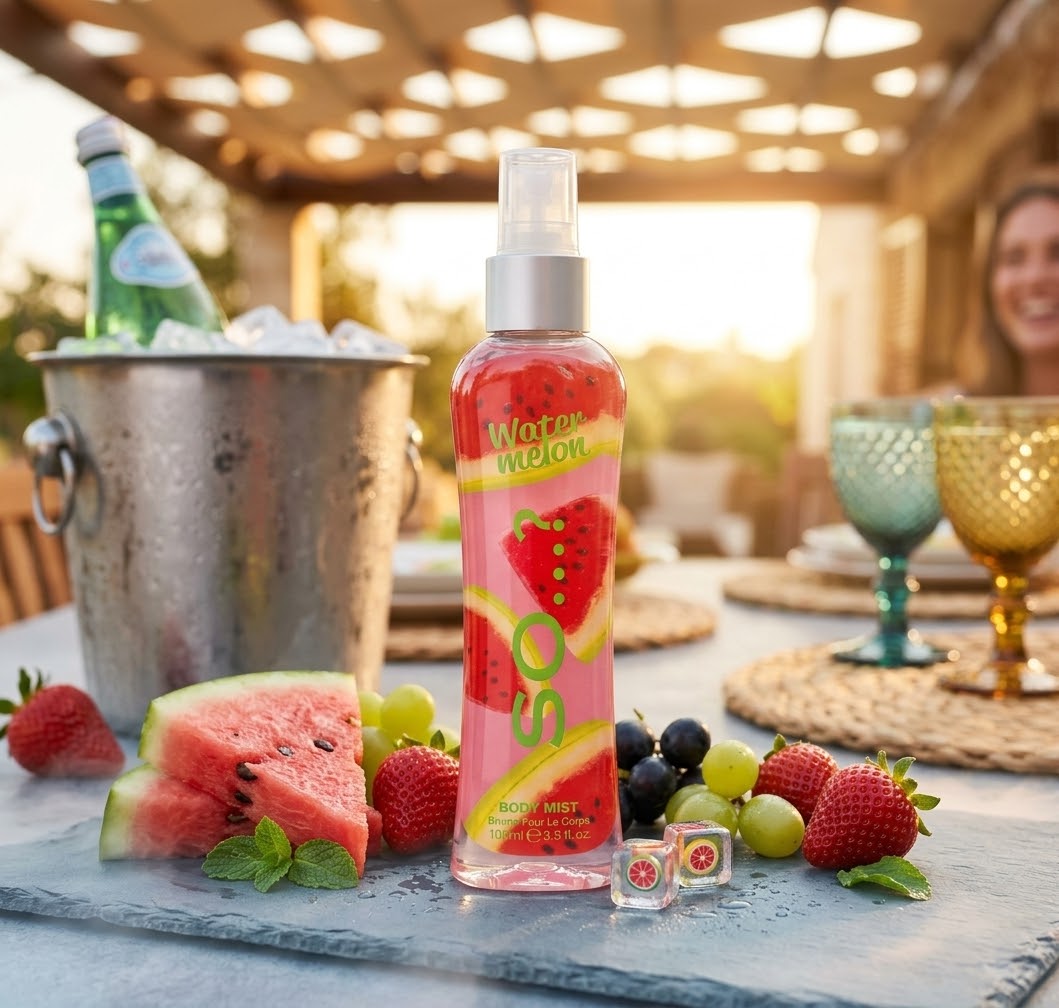 Brume parfumée pour le corps pastèque - Maëlyne Beauty