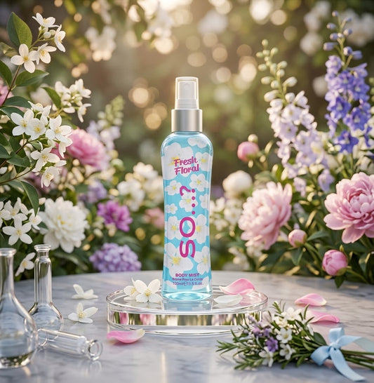 Brume parfumée pour le corps bouquet floral frais - Maëlyne Beauty