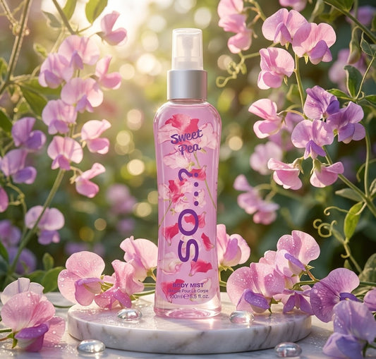 Brume parfumée pour le corps pois de senteur - Maëlyne Beauty