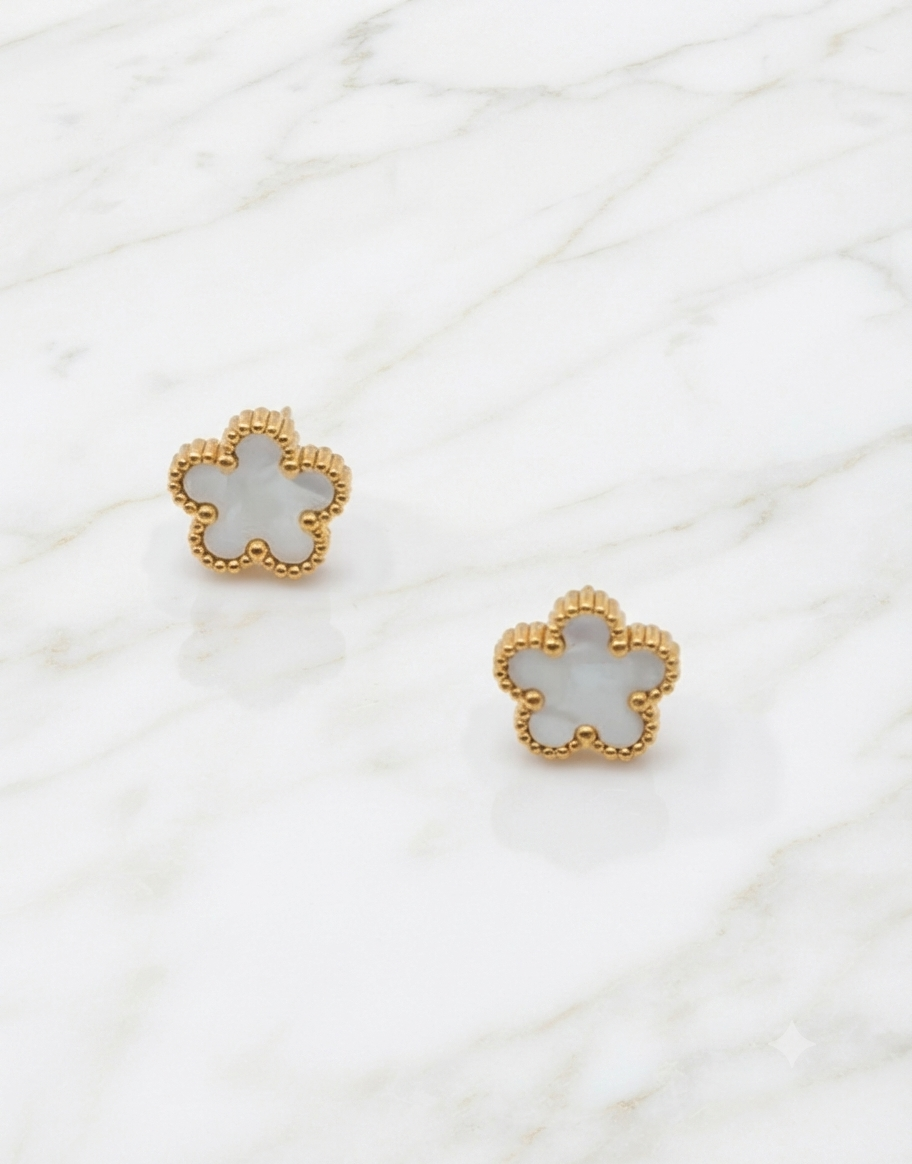 Boucles d’oreilles Zoé en acier inoxydable hypoallergénique - Maëlyne Beauty