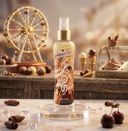 Brume parfumée pour le corps chocolat milkshake - Maëlyne Beauty