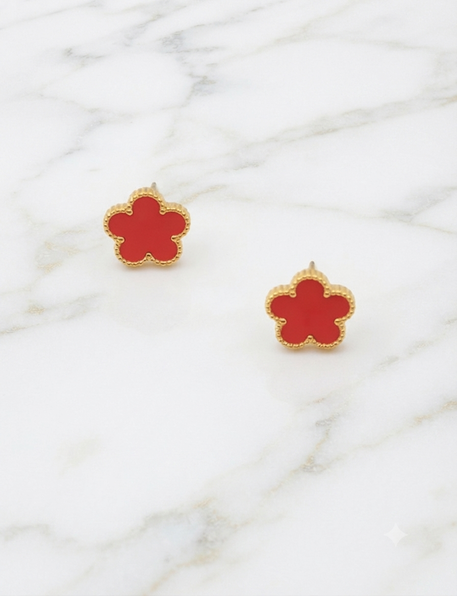 Boucles d’oreilles Zoé en acier inoxydable hypoallergénique - Maëlyne Beauty