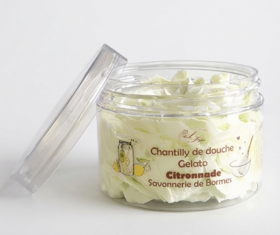 Chantilly de douche citronnade