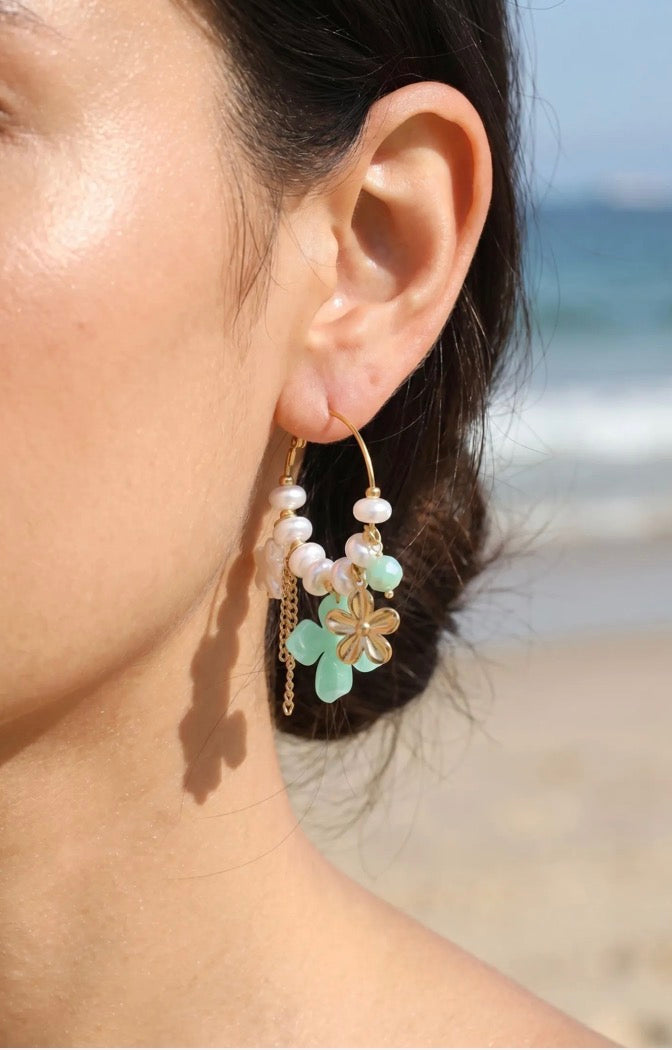 Boucles d’oreilles Sia en acier inoxydable hypoallergénique - Maëlyne Beauty