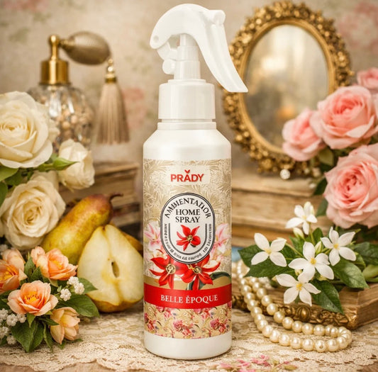 Spray d’ambiance maison et tissu Belle Époque Prady 220 ml